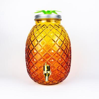 Лимонадник "Ананас" 4,8л  GJL с листочками TW1839 в интернет гипермаркете «Планета Лета». Фото