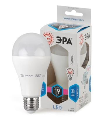 Лампа ЭРА  A65-19W-840-E27 светодиодная LED в интернет гипермаркете «Планета Лета». Фото