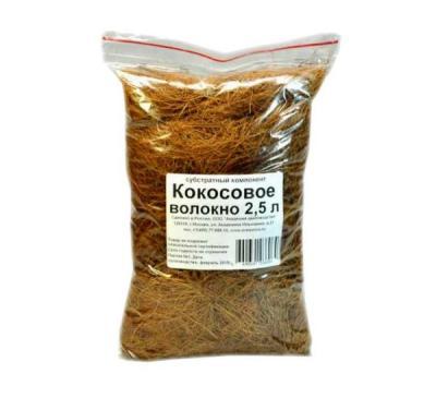 Кокосовое волокно 2,5л в интернет гипермаркете «Планета Лета». Фото