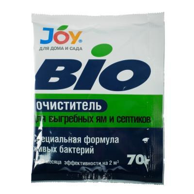 Очиститель JOY био для выгребных ям и септиков, 70г в интернет гипермаркете «Планета Лета». Фото