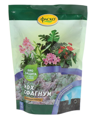 Мох Сфагнум Фаско Цветочное счастье дойпак 1л в интернет гипермаркете «Планета Лета». Фото