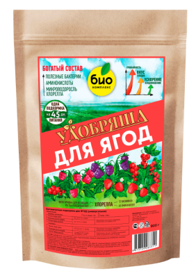 БИО-комплекс Удобрение органическое для ягод, ТМ Удобряша 900г в интернет гипермаркете «Планета Лета». Фото