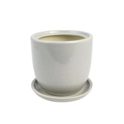 Горшок КК Идеал светло/серый d19,5, h11,5см, 8л в интернет гипермаркете «Планета Лета». Фото