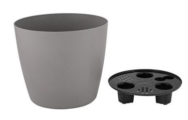 Горшок с дренажной вставкой InGreen Vienna D250мм, 9л, круглый, французский платан в интернет гипермаркете «Планета Лета». Фото