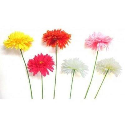 Цветок искусственный Гербера 66 см 262097 в интернет гипермаркете «Планета Лета». Фото