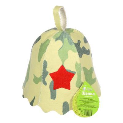 Шапка Армейская "Банные Штучки", войлок 100% /20 в интернет гипермаркете «Планета Лета». Фото