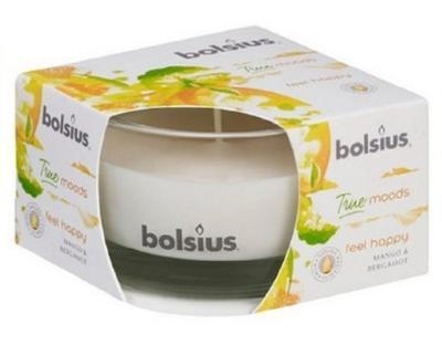 Свеча Болсус в стекле 50*80 аром Манго и бергамот в интернет гипермаркете «Планета Лета». Фото