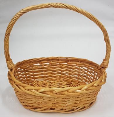 Корзина плетеная ива №2 медовый 7520 в интернет гипермаркете «Планета Лета». Фото