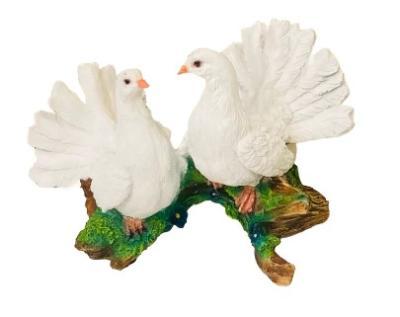 Фигура Голуби на коряге Н-38см в интернет гипермаркете «Планета Лета». Фото
