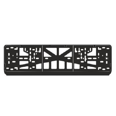 Рамка под номерной знак чёрная RN-01 A78109S в интернет гипермаркете «Планета Лета». Фото