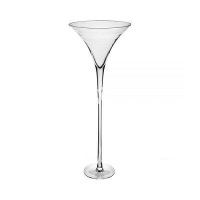 Ваза "Мартини" (стекло) D35xH90 см в интернет гипермаркете «Планета Лета». Фото