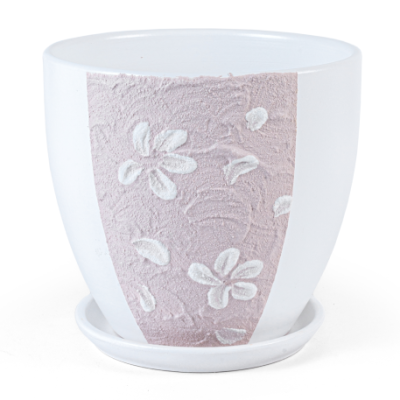 Горшок Велсофт высокий овал кофе с/п d18, h16см, 2,5л в интернет гипермаркете «Планета Лета». Фото