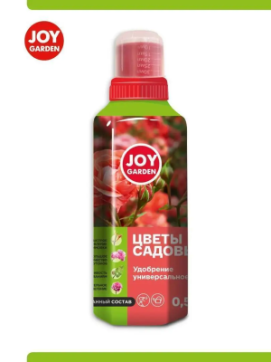 Удобрение Цветы садовые универсальное д.в: NPK 8:8:6+МЭ, JOY, 500 мл в интернет гипермаркете «Планета Лета». Фото