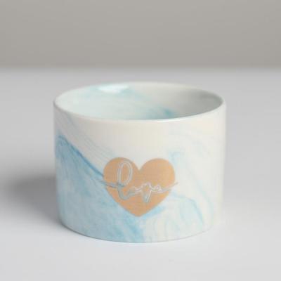 Горшок Любовь 8х5,5см 0,5л 5114079 в интернет гипермаркете «Планета Лета». Фото