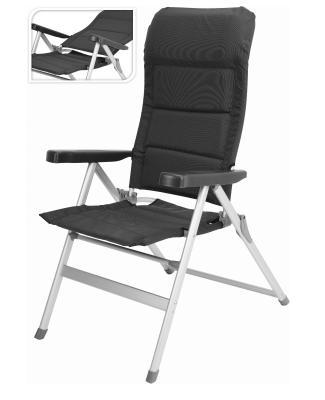 Кресло металл складное 6 позиций DW2500870 в интернет гипермаркете «Планета Лета». Фото