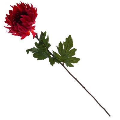Цветок искусственный Хризантема красный 84 см 749018 в интернет гипермаркете «Планета Лета». Фото