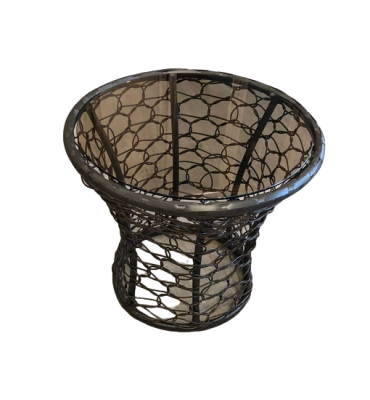 Стол СИМИ, ротанг со стеклом в интернет гипермаркете «Планета Лета». Фото