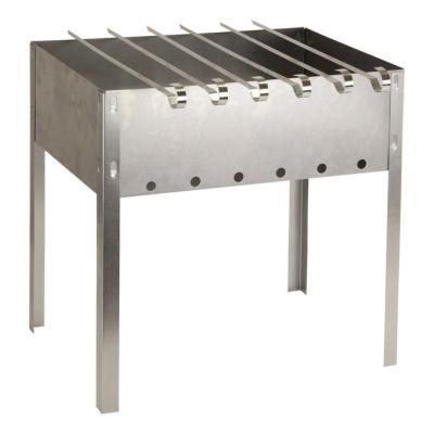 Мангал сборный 35х25см +6 шампуров, в коробке 80-042 в интернет гипермаркете «Планета Лета». Фото