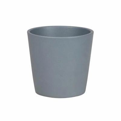Кашпо Серый конус d8, h7см, 0,2л в интернет гипермаркете «Планета Лета». Фото
