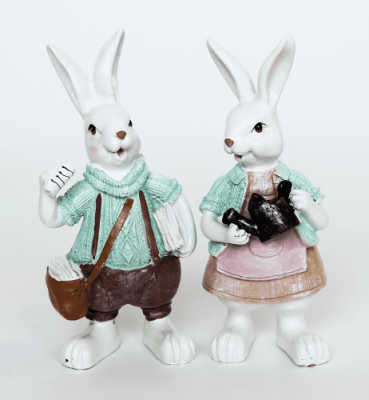 Кролик-фигура H-21см KP-58897 в интернет гипермаркете «Планета Лета». Фото