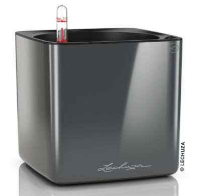 Кашпо Lechuza "Cube Glossy Complete charcoal highgloss" (пластик), 17x17xH16 см Lechuza в интернет гипермаркете «Планета Лета». Фото Кашпо Lechuza "Cube Glossy Complete charcoal highgloss" (пластик), 17x17xH16 см в интернет гипермаркете «Планета Лета». Фото