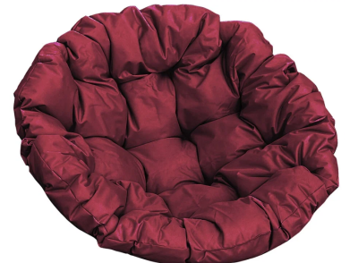 Подушка на кресло Папасан бордовая M-GROUP в интернет гипермаркете «Планета Лета». Фото Подушка на кресло Папасан бордовая в интернет гипермаркете «Планета Лета». Фото