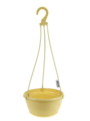 Подвесной горшок Венеция D 25,5, 4л крем с подд. в интернет гипермаркете «Планета Лета». Фото