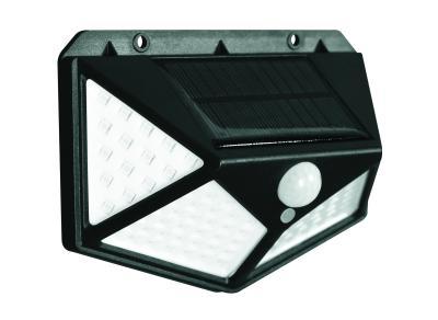 Садовый светильник на солнечной батарее, с датчиком движения. 100 светодиодов. Белый свет. 1*18650 L в интернет гипермаркете «Планета Лета». Фото