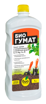 БИО-комплекс БиоГумат 1л в интернет гипермаркете «Планета Лета». Фото
