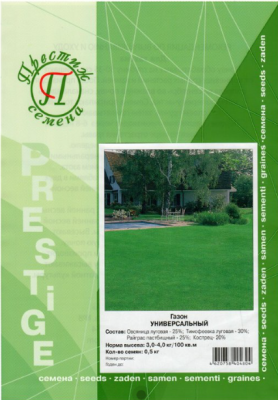 Семена газонной травы Универсальный 0,5 кг в интернет гипермаркете «Планета Лета». Фото