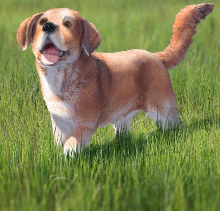 Фигура Щенок сенбернара Н-41см,L-56см,В-22см F1431 в интернет гипермаркете «Планета Лета». Фото