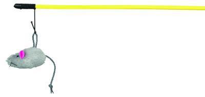 Игрушка TRIXIE для кошки Удочка дразнилка с мышкой пластик/мех в интернет гипермаркете «Планета Лета». Фото