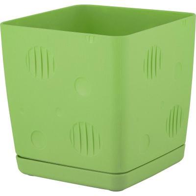 Горшок для цветов InGreen MICROCOSM 0,8л Зеленая фисташка в интернет гипермаркете «Планета Лета». Фото