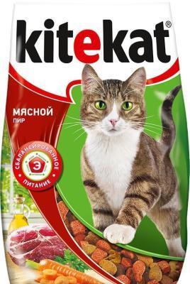 Корм Kitekat мясной пир 1,9кг в интернет гипермаркете «Планета Лета». Фото