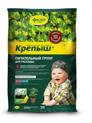 Грунт для рассады Фаско Крепыш 50л в интернет гипермаркете «Планета Лета». Фото