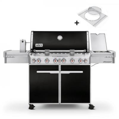 Гриль газовый Weber Summit E-670 GBS черный 7371075 в интернет гипермаркете «Планета Лета». Фото