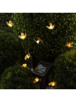 Садовая гирлянда на солнечной батарее Пчелки, 5,8 м (24/432) ЭРА ERASG024-03 в интернет гипермаркете «Планета Лета». Фото