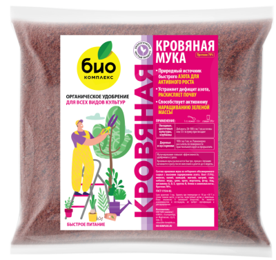 БИО-комплекс Кровяная мука 1 кг в интернет гипермаркете «Планета Лета». Фото