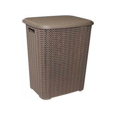 Корзина для белья 60л Вязь Капучино 2060/19 в интернет гипермаркете «Планета Лета». Фото