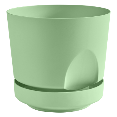 Кашпо "Тренд" (0,8л.) Цв. Мята (Арт. КШ-4156) в интернет гипермаркете «Планета Лета». Фото