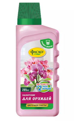 Удобрение жидкое Фаско Цветочное счастье  минеральное для Орхидей 285 мл в интернет гипермаркете «Планета Лета». Фото