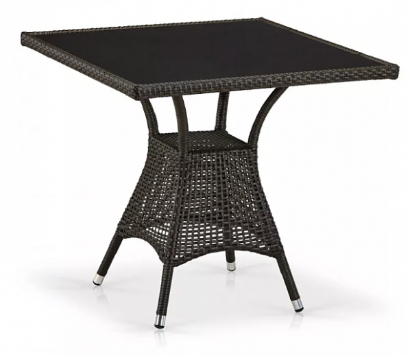 Комплект мебели из 4 кресла + стол T197BNS-W53/Y137C-W53 Brown в интернет гипермаркете «Планета Лета». Фото