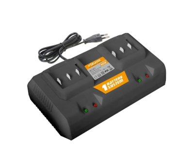 Зарядное устройство Sturm! 1BatterySystem 18 В, 2 x 4 А для двух батарей SBC1822 в интернет гипермаркете «Планета Лета». Фото