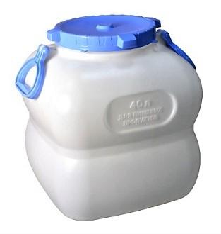 Фляга "Гранде" 40л с ручками белая С910БЕЛ в интернет гипермаркете «Планета Лета». Фото