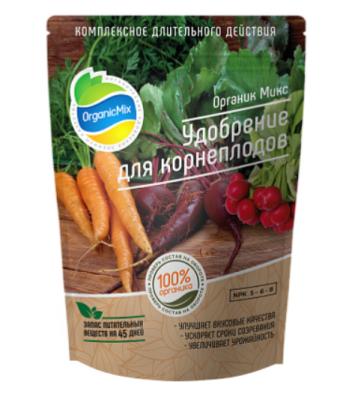 Удобрение для корнеплодов 850г Органик Микс в интернет гипермаркете «Планета Лета». Фото Удобрение для корнеплодов 850г в интернет гипермаркете «Планета Лета». Фото