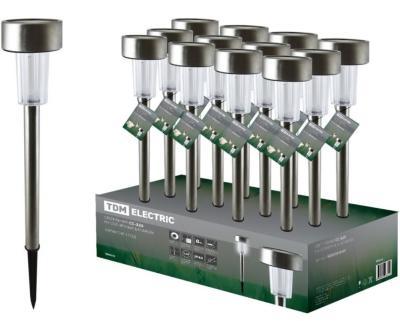 Светильник СС-325 на солнечных батареях, сталь, 6х35 см, ДБ, TDM в интернет гипермаркете «Планета Лета». Фото