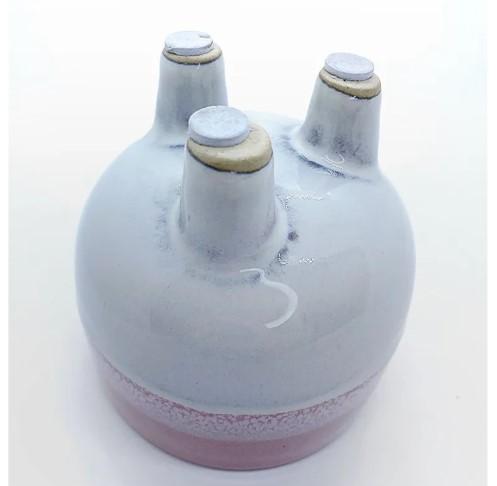 Кашпо Kübel Balun d13; h13 см белый/розовый 594261 в интернет гипермаркете «Планета Лета». Фото