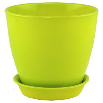 Горшок КЦ ВК  (18см)  грушевый глянец, 2,5л в интернет гипермаркете «Планета Лета». Фото
