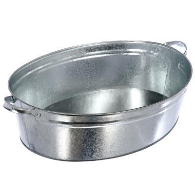 Таз 23 л оцинкован овал БШ 36552 в интернет гипермаркете «Планета Лета». Фото