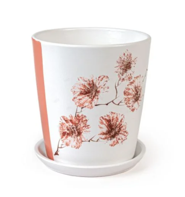 Горшок Каприфоль брусника конус d22, h22,5см, 5,6л в интернет гипермаркете «Планета Лета». Фото